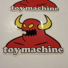 3 Toy Machine Skaboards Devil Man STICKERS Vintage 1990's — photo 3