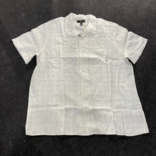 BANANA REPUBLIC FACTORY Rincon Resort Shirt Men's Size XL Tall White