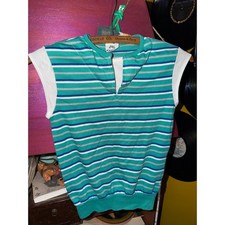 70s Vintage Garan Kids Striped top Made in USA Retro Knit