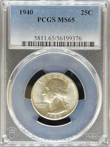 1940 Washington Quarter MS65 PCGS (#PA56199376)