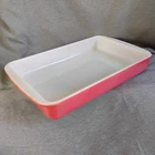 Vintage Pyrex Flamingo Pink 232 2 Quart Lasagna Casserole Baking Dish MCM 13.5"