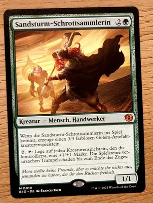 Mtg Magic: Sandsturm-Schrottsammlerin, Sandstorm Salvager, DEUTSCH Mythic 