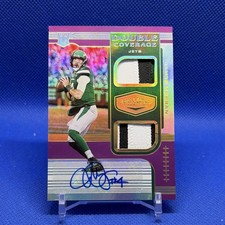 Panini Plates & Patches Double Coverage Auto 2020 Rookie James Morgan Jets NFL