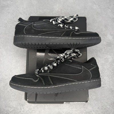 Size 8M/9.5W - Jordan 1 Retro Low OG SP Travis Scott Black Phantom *pre-owned* S