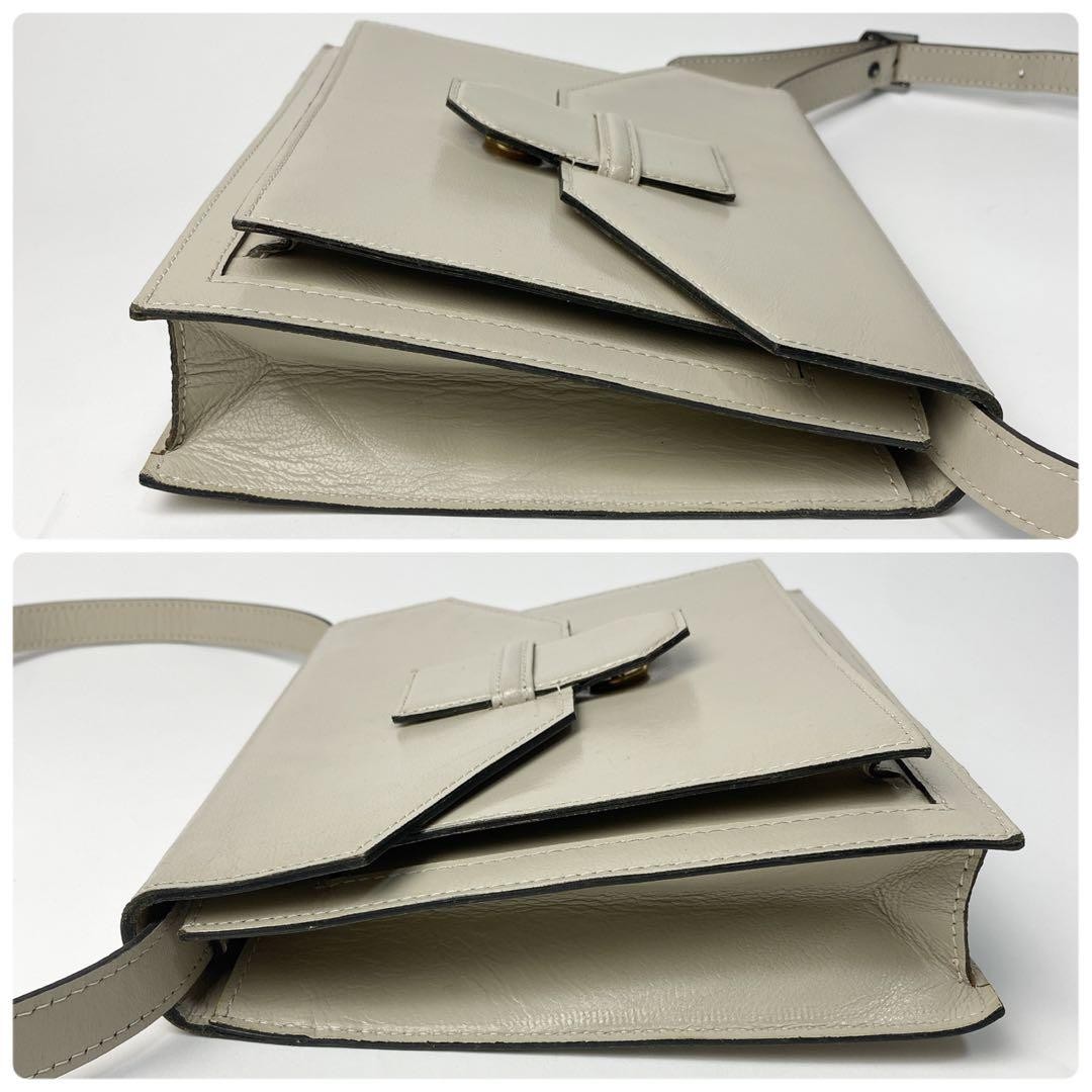 Borsa a tracolla Yves Saint Laurent 2 vie pochette vintage beige