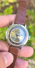 RARE Mido Limited Cuervo y Sobrinos 917 Automatic Bumper Bullseye Men's Watch 