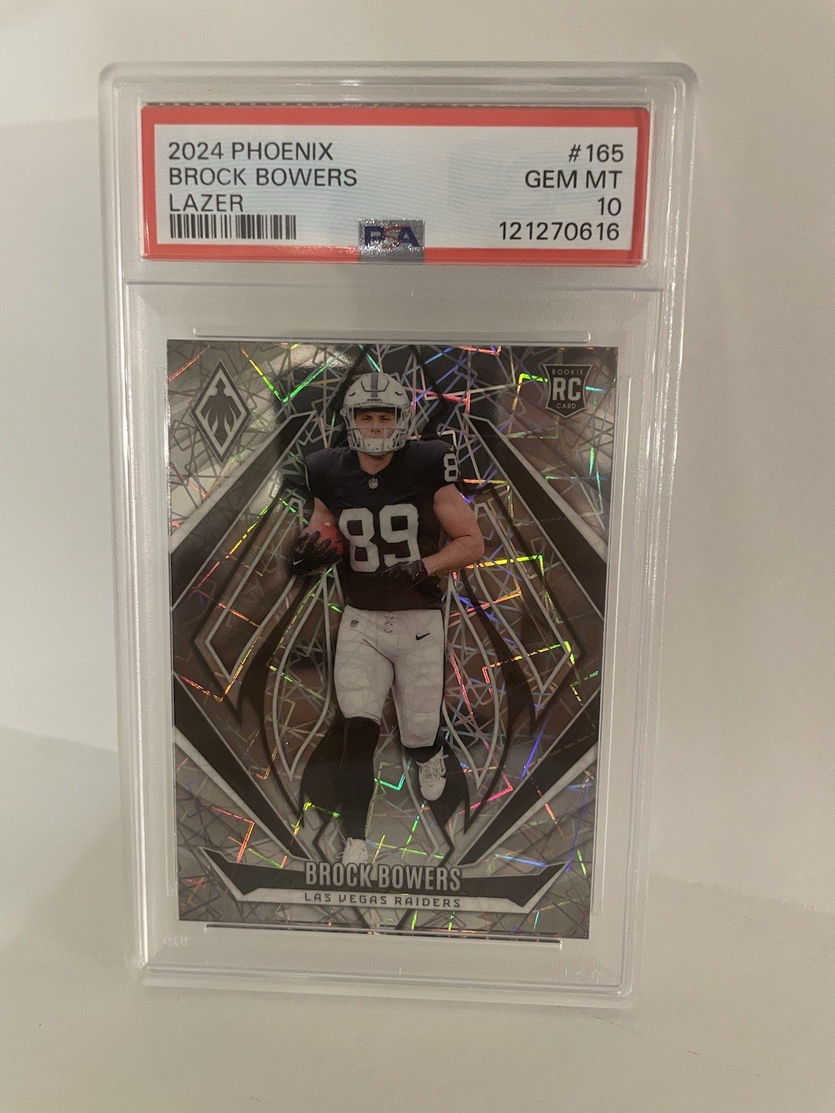 2024 Phoenix Brock Bowers Lazer #165 PSA 10