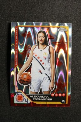 2025 Topps Chrome McDonald's All American #30 Alexandra Eschmeyer Raywave