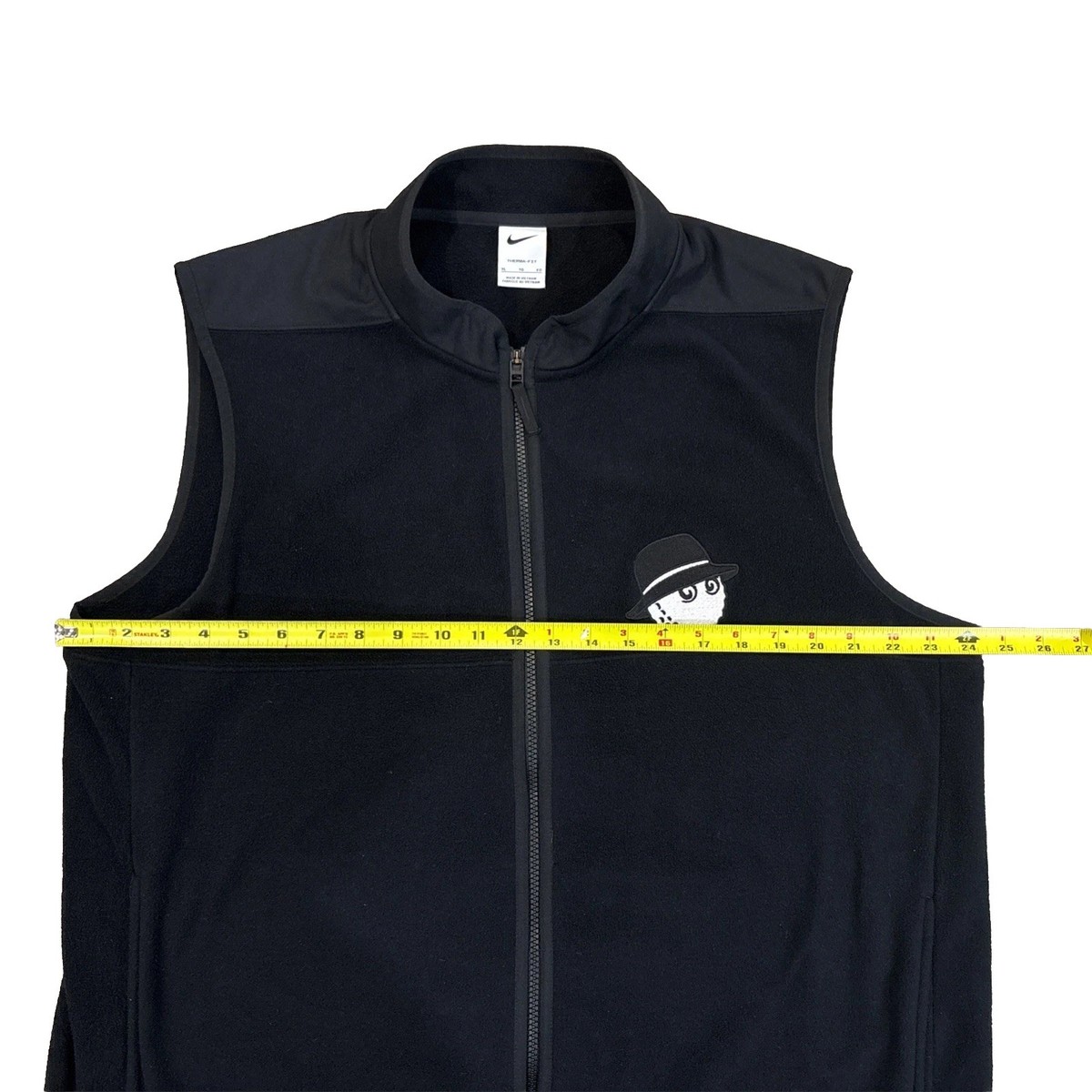 Malbon Golf + Nike Therma-Fit Victory Vest Black Golf Wear XL