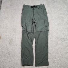 Boy Scouts of America Cargo Pants Mens Large 30x32 Convertible Slight Rip Photos
