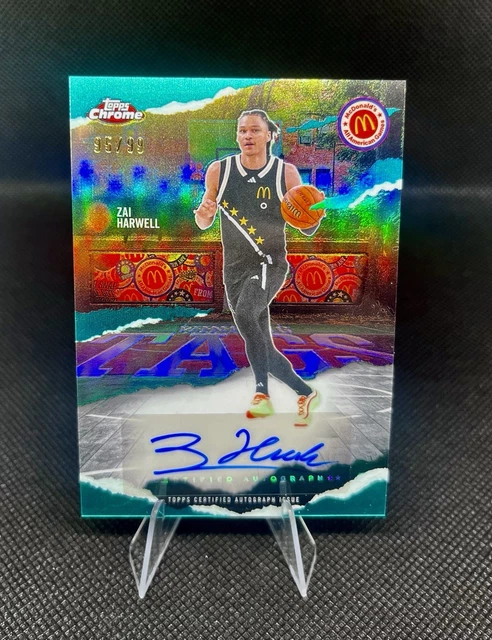 Zai Harwell 2025 Topps Chrome McDonald’s All American Winning Tags Auto /99