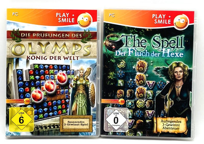 Bundle 3-Gewinnt Die Prüfungen des Olymps und The Spell Fluch der Hexe PC CD-ROM