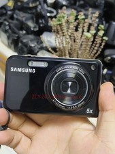 Samsung PL170 DualView Digital Camera 16MP 5x Optical Zoom Selfie Black Used