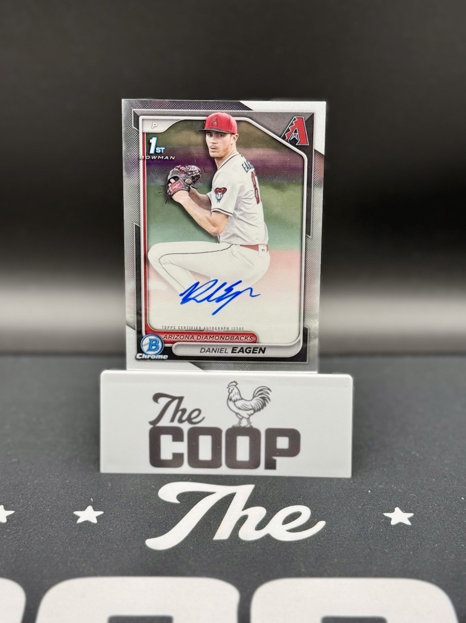 2024 Bowman Draft Daniel Eagen 1st Chrome Prospect Auto #CPA-DE Diamondbacks