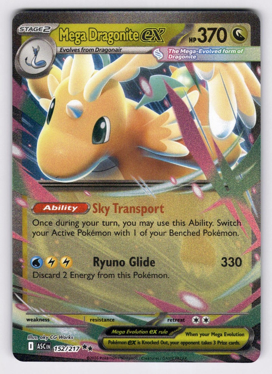 Mega Dragonite ex ME: Ascended Heroes - Pokemon NM 152/217 | eBay