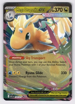 Mega Dragonite ex ME: Ascended Heroes - Pokemon NM 152/217 | eBay