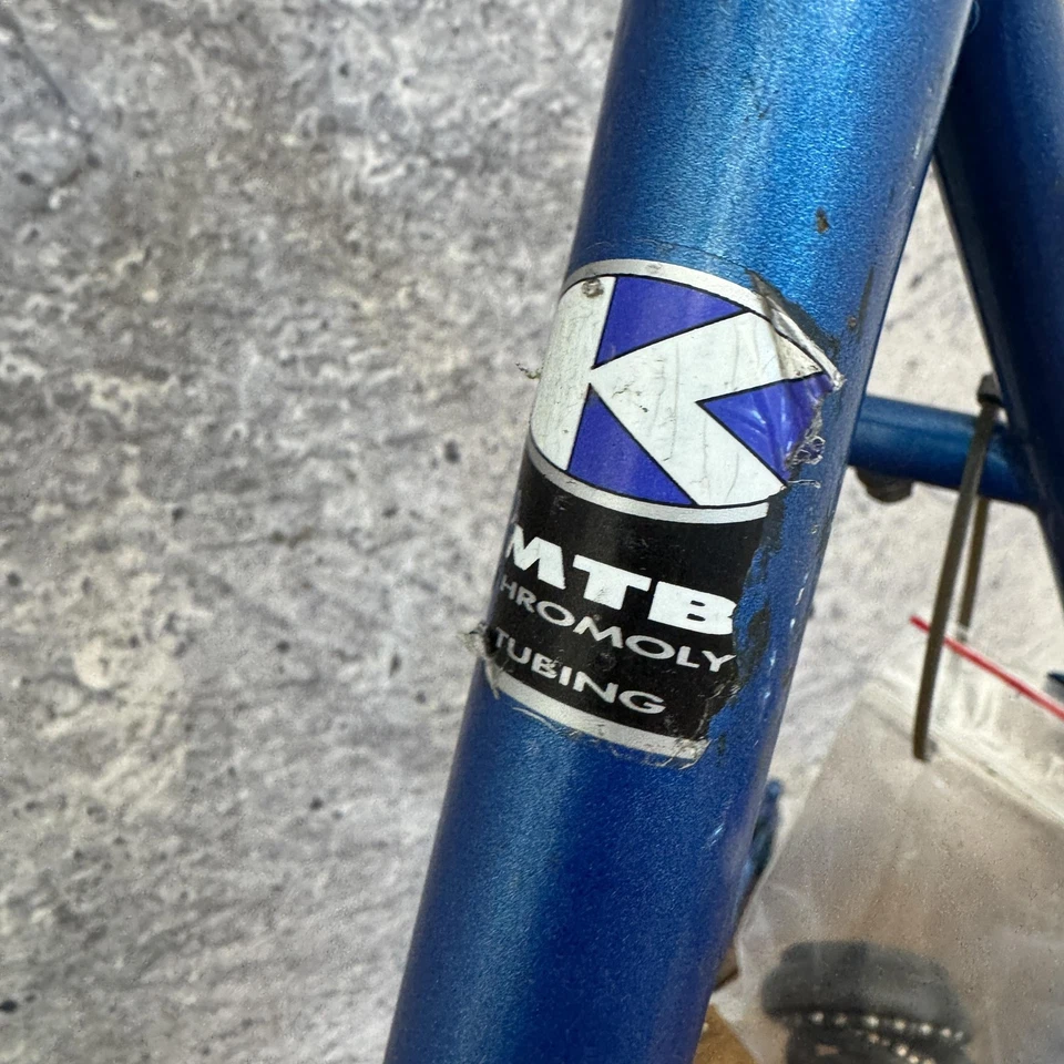 Vintage Kona Fire Mountain MTB Frame 19in Joe Murray Blue 90s MTB 26in 135mm - Image 4 of 4