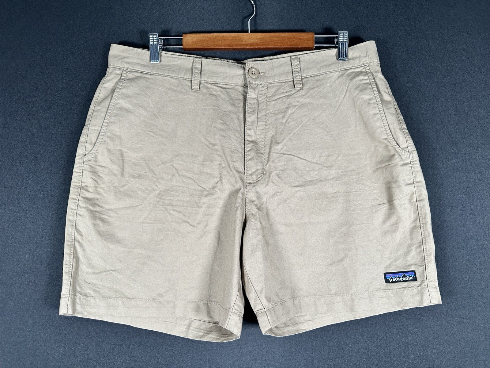 Patagonia Men's Lightweight AlI-Wear Hemp Shorts Khaki Size 36 Used See Pics