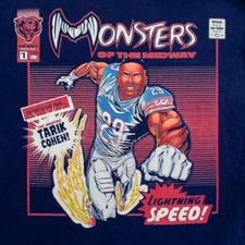 Chicago Bears Monsters of the Midway Tarik Cohen Mens T Shirt Size 4XL Fanatics