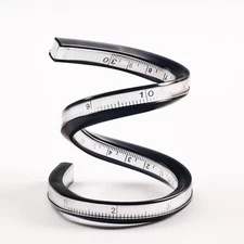Kearing Flexible Curve Ruler, Bendable Rulers for Engineering Drawing, Sewing