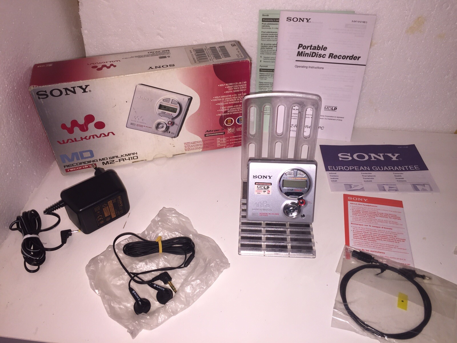 SONY MZR410 Walkman Minidisc Personal Player Recorder Retro ,new eBay