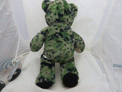 Build A Bear Solder Camo Stofftier Plüsch Teddybär 17 Zoll BABW - Bild 2 von 2