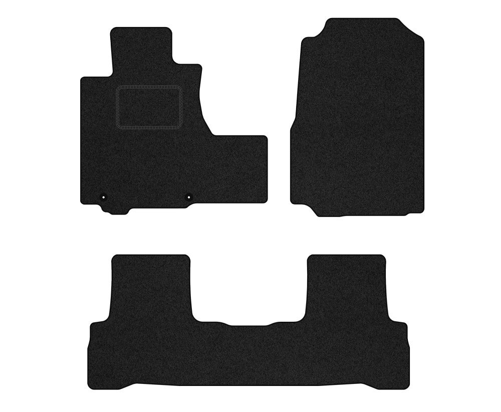 Tapis sol velour pour Honda CR-V protégeant une moquette usée contre la saleté du quotidien