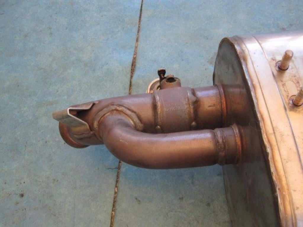 Ferrari California left exhaust silencer