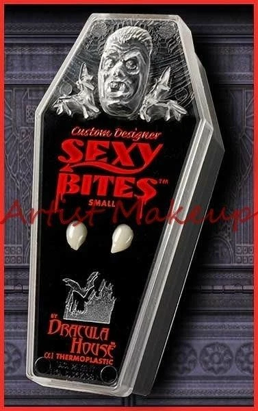 COLMILLOS DE VAMPIRO MORDEDURAS SEXY PERSONALIZADAS PARA MUJER TALLA DIENTES NUEVOS Foto 3 de 3
