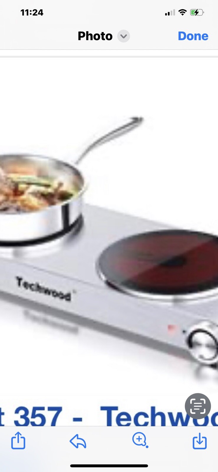 Techwood Hot Plate Electric Stove Countertop Burner Double Infrared Ceramic  900w for sale online | eBay
