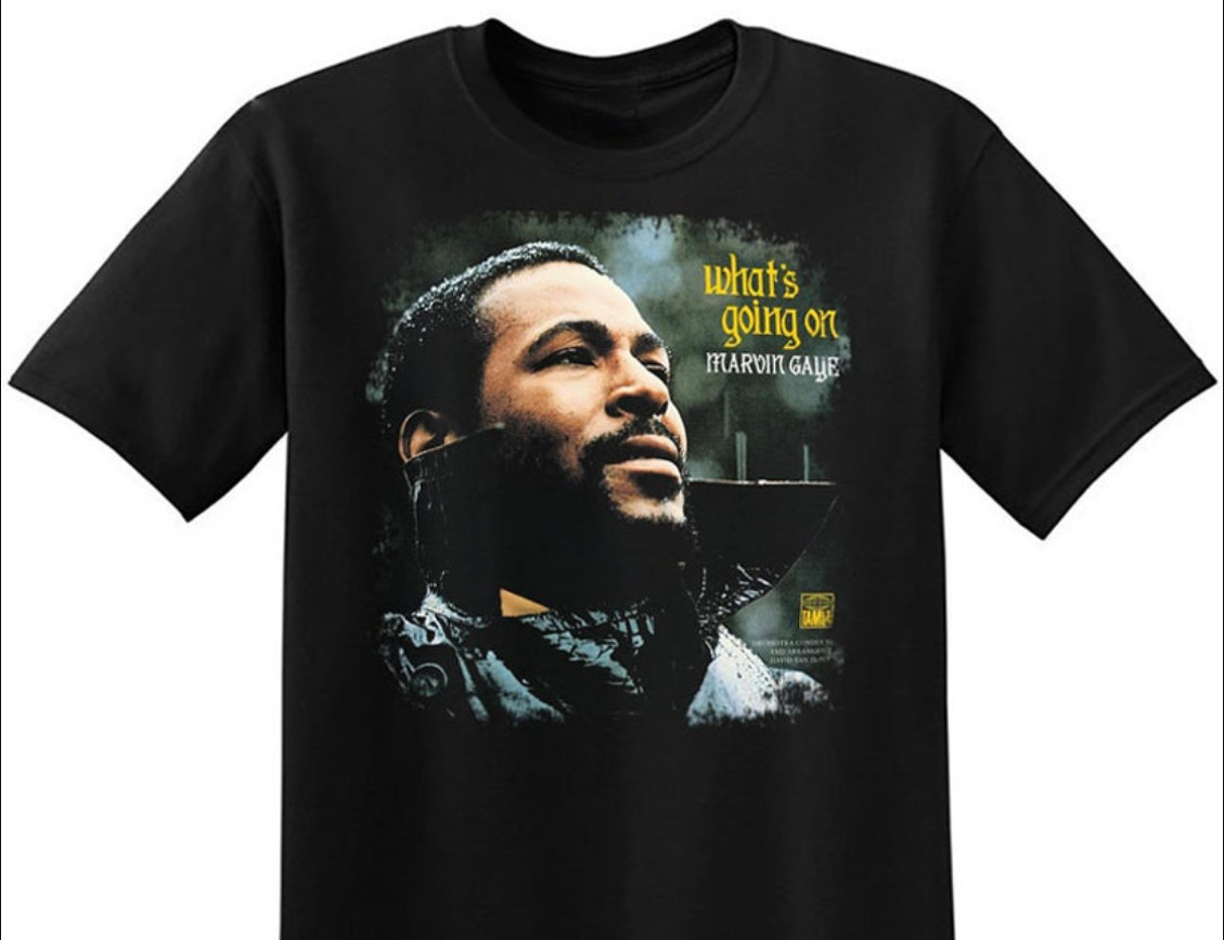 Hot Marvin Gaye Fun Soul Short Sleeve Black Unisex All size Shirt