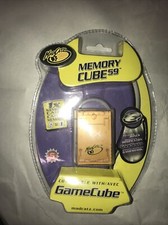 MadCatz 4 MB Memory Cube Nintendo Gamecube NEW Sealed Silver w Carrying Case 153