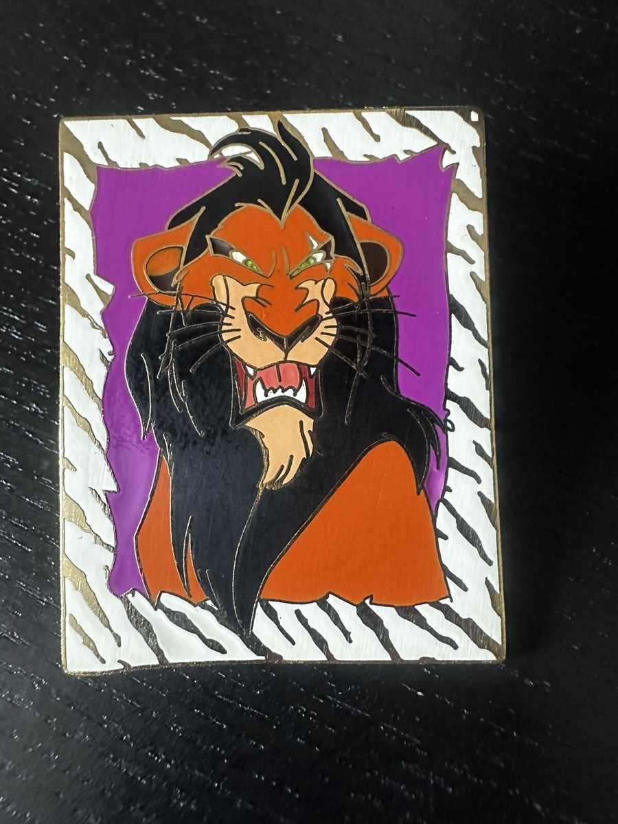 Disney The Lion King Villains Series Scar Pin 2002 Zebra