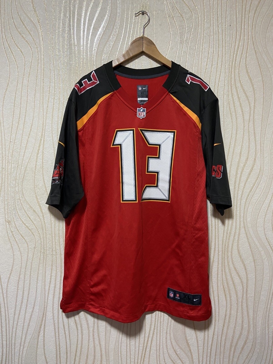 TAMPA BAY BUCCANEERS NFL SHIRT JERSEY NIKE 649076-657 XL MEN RED