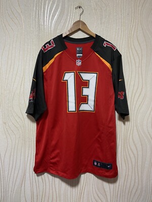 TAMPA BAY BUCCANEERS NFL SHIRT JERSEY NIKE 649076-657 XL MEN RED