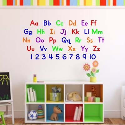 number wall stickers for nursery