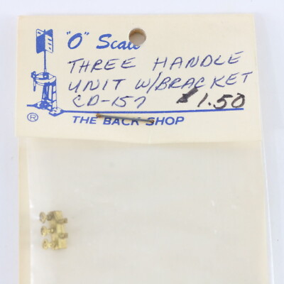 Three Handle Unit W/ Bracket Brass Train Detail Part The Back Shop O Cd-157