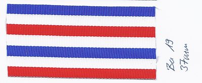 Ordensband Frankreich Med. d'honneur 37mm 0,5m (ba19)(1m7,00)