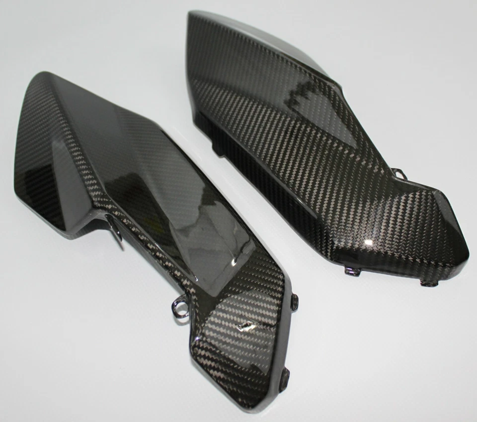 碳纤维侧板背心带内部凸耳适用于 Aprilia Shiver 750 07-10 — 第 2/4 张图片