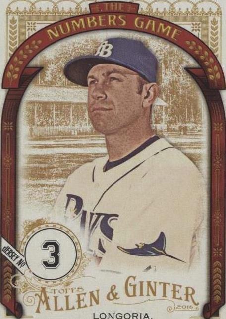2016 Topps Allen & Ginter - Evan Longoria #NG-25 - 1 of 1