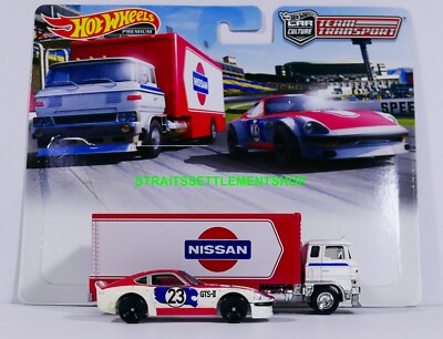 Hotwheels セット19 HOT WHEELS 2019 TEAM TRANSPORT NISSAN FAIRLADY Z & SAKURA