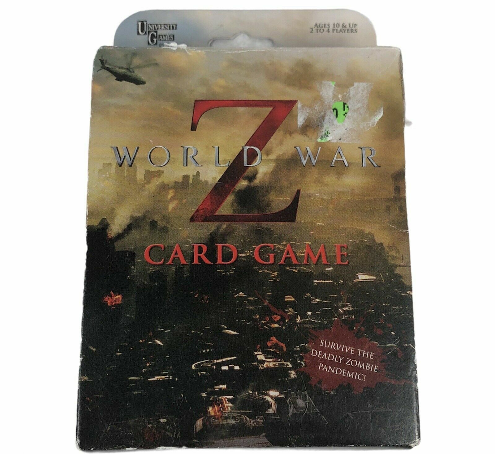 Z World War Card Game New Open Box Zombie Game University Games | eBay