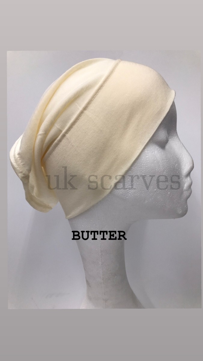 Sottocapo Tubolare Hijab Sotto-sciarpa Tubolare Elasticizzato Per Hijab - Cofano Assortito Colori, Nuovo Senza Etichette, In Poliestere Sottocopricapo