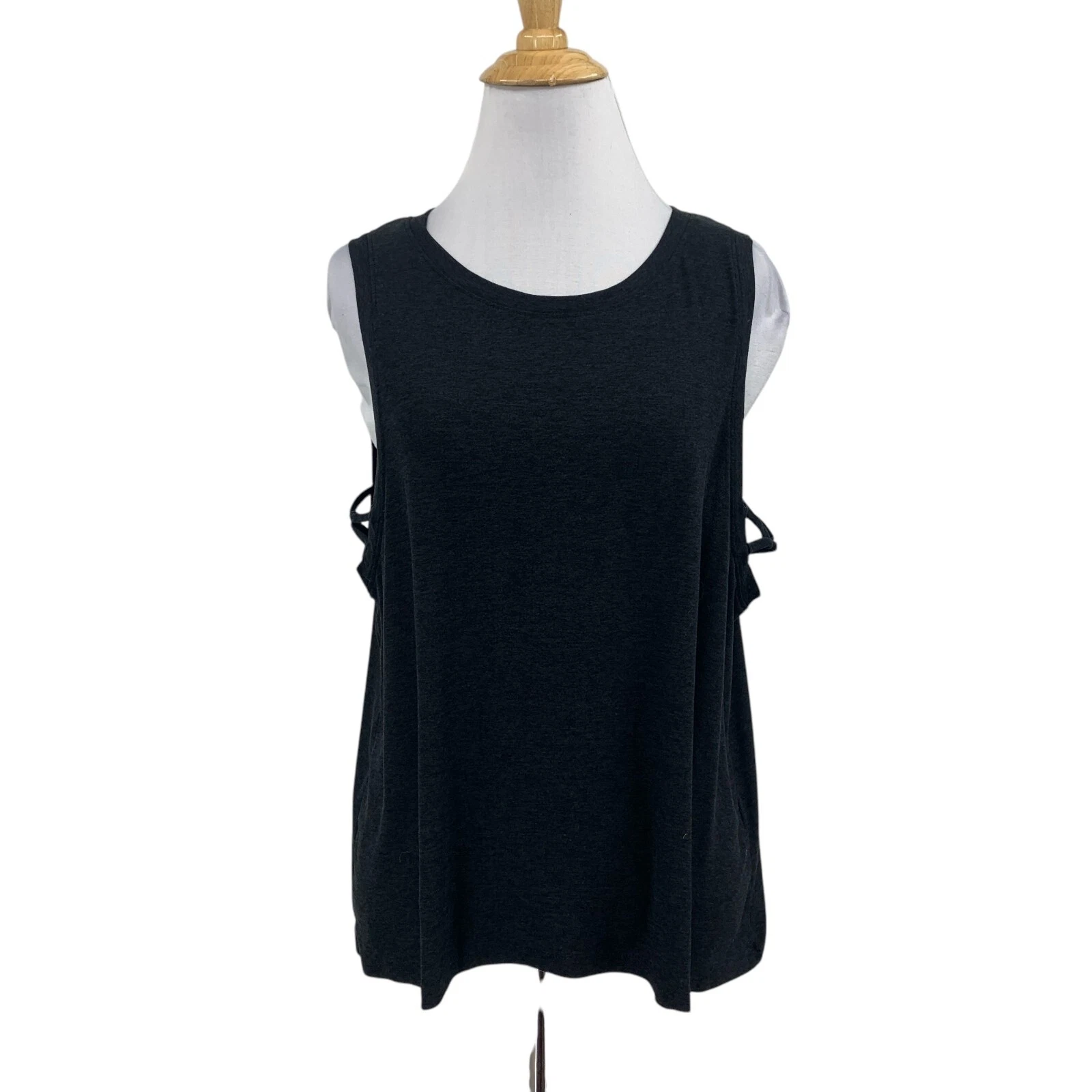 beyond-yoga featherweight rebalance side note twist tank-top