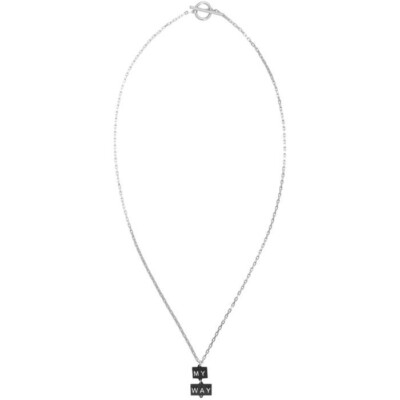 NEW OAMC Silver My Way Necklace