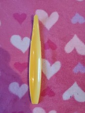 Tupperware Fruit Grapefruit Lettuce Knife Curved Serrated #885 Green