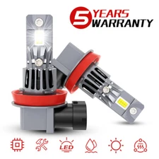 H11 LED Headlight Kit Low Beam Bulbs Super Bright 360000LM 6000K White