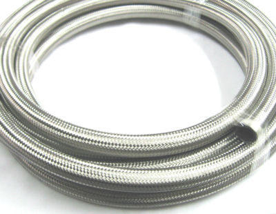 10 AN Steel Braided Racing Hose 6 ft length 30R9 E85 Ethanol, Methanol Race Gas 