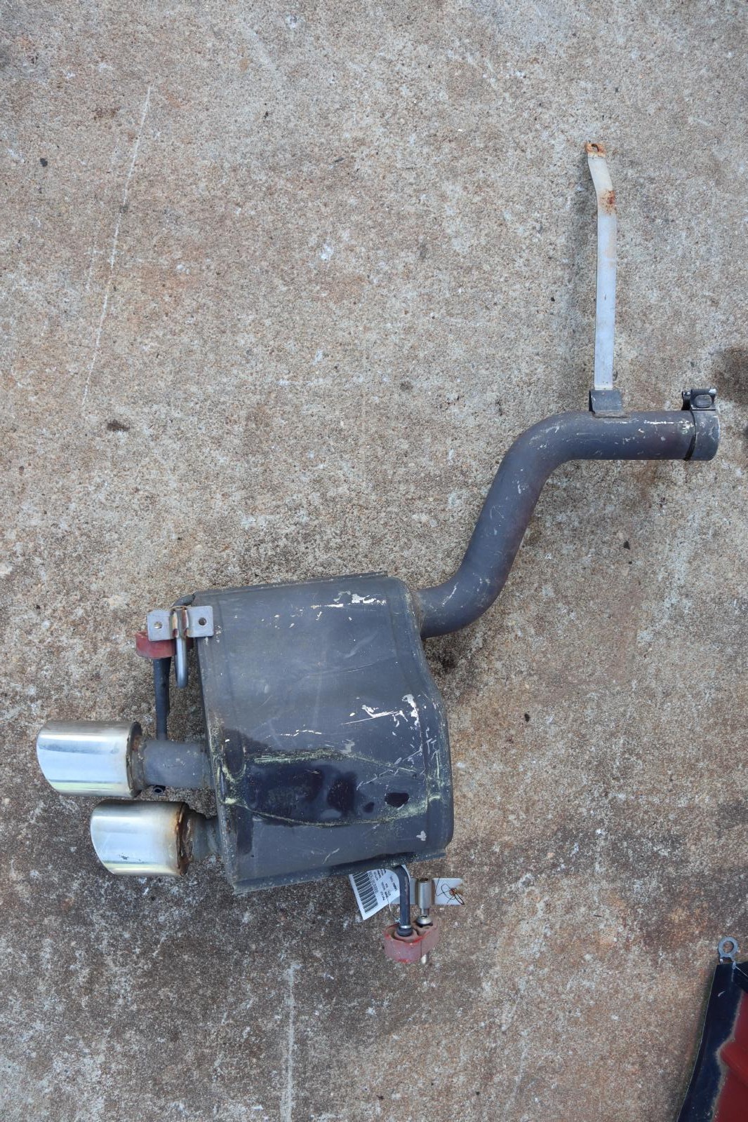 2008-2012 MASERATI GRANTURISMO M139 REAR EXHAUST MUFFLER PIPE TUBE OEM