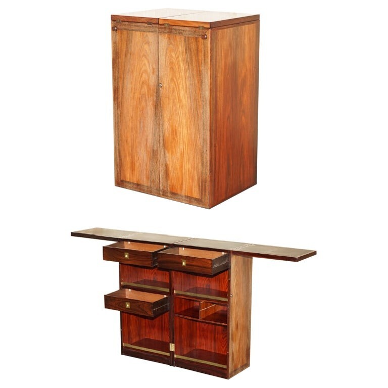 RENO WAHL FOR DYRLUND VINTAGE DANISH ROSEWOOD METAMORPHIC CAPTAINS